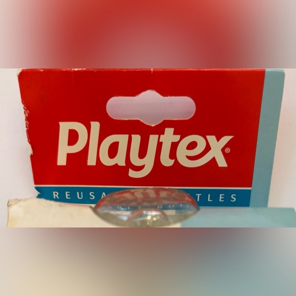 New in package playtex kindergrip bottle with lid vintage 8 oz - Picture 2 of 6